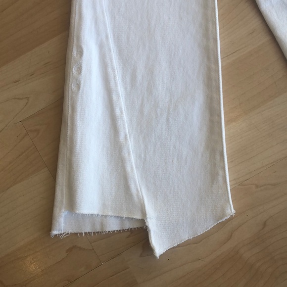 NWT Crop Flair White Denim Jean - Picture 6 of 6